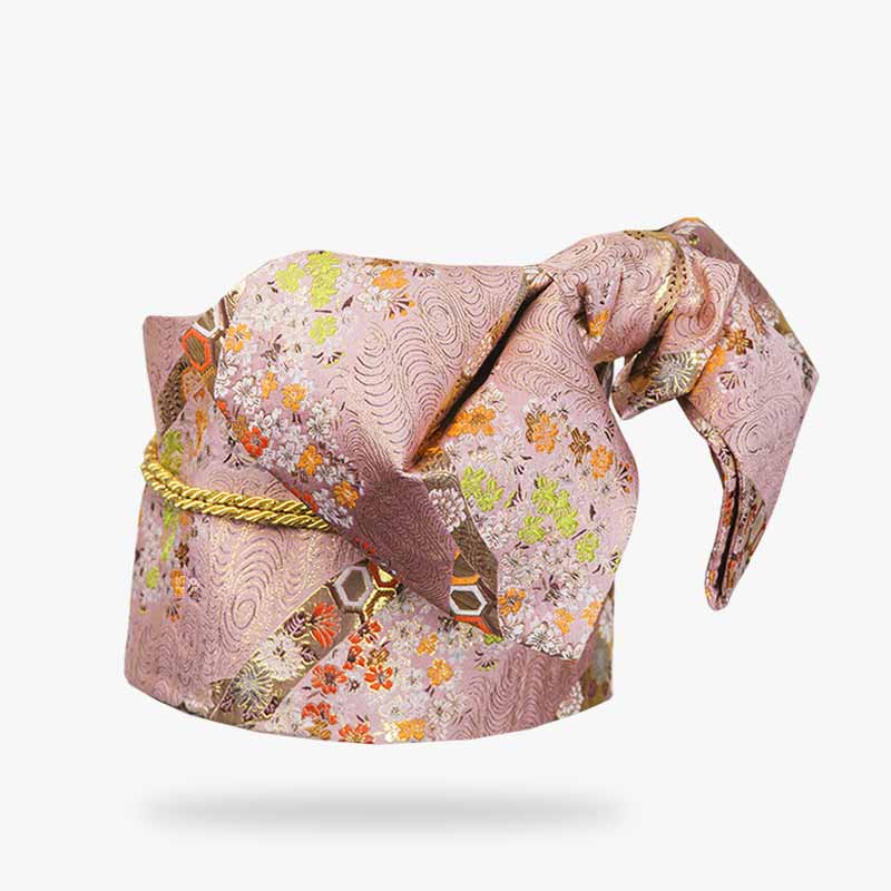 Bestickter Obi Gürtel mit floralen Stickereien für Kimono