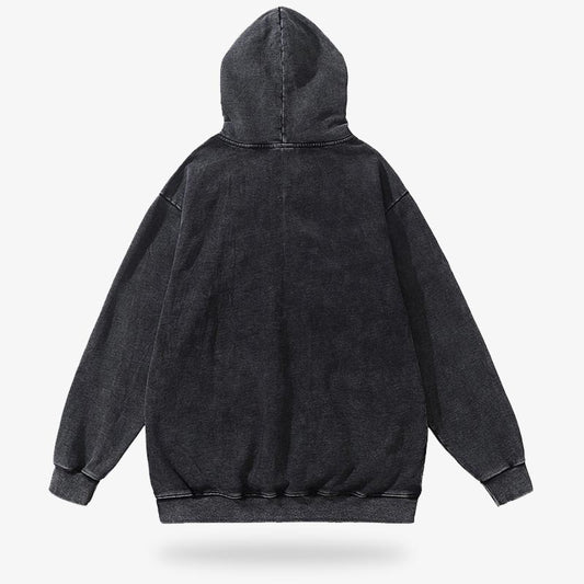 Japanischer Designer Hoodie mit Kapuze und langen Ärmeln