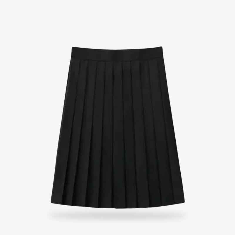 Schwarzer japanischer Schulrock passend zur Sailor-Fuku-Matrosenuniform