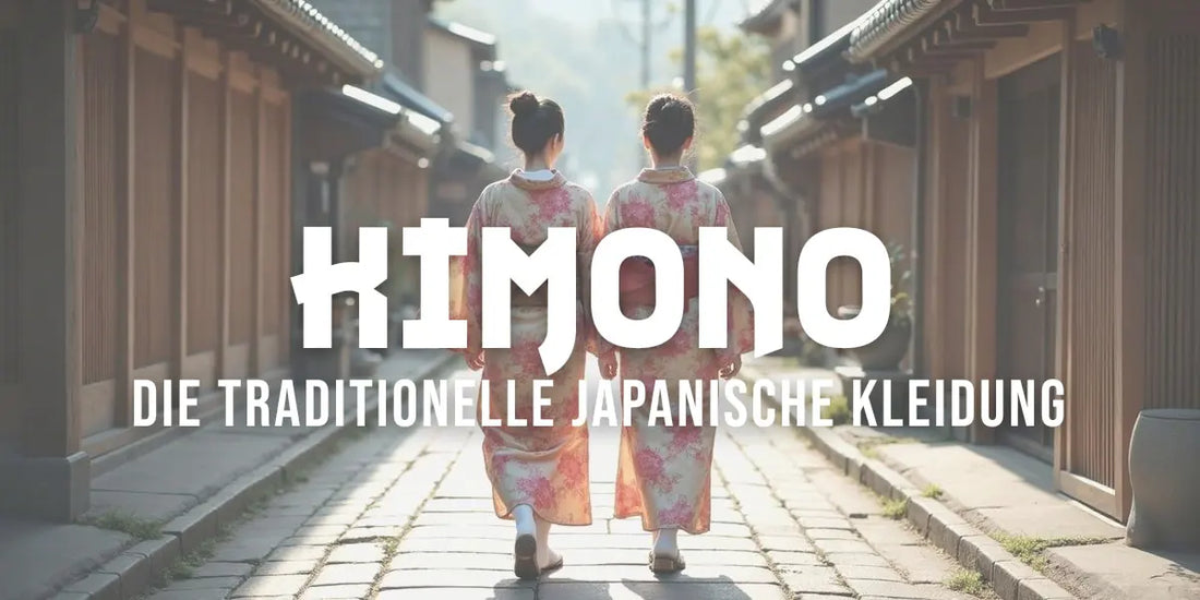 Zwei Frauen in farbenfrohen Kimonos mit Obi in einer Altstadtgasse von Kyoto