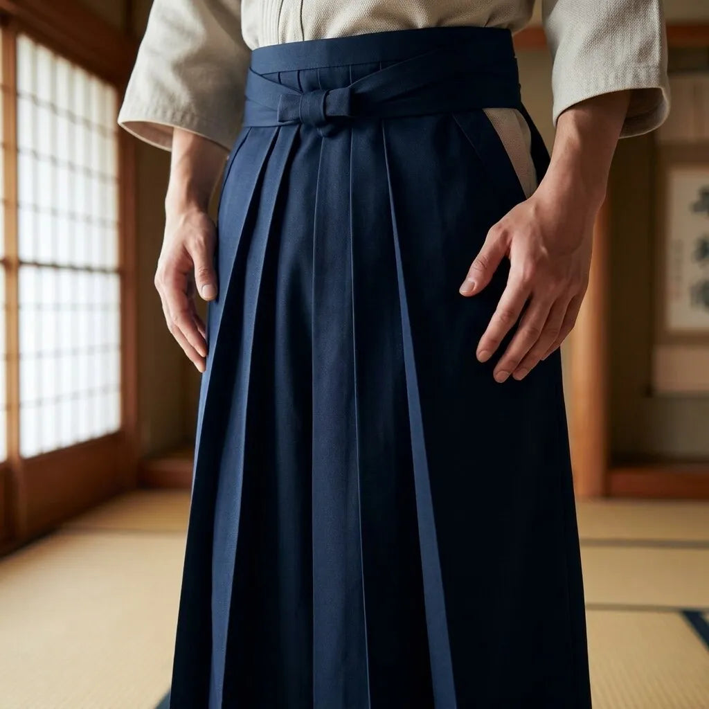Japanische Hakama Hose für Aikido und Kendo Training