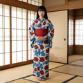 Blauer Akabotan Yukata