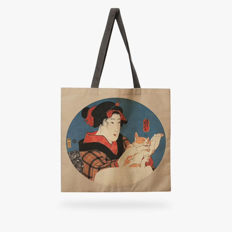 Geisha Tasche mit traditionellem japanischem Motiv