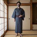 Grauer Yukata