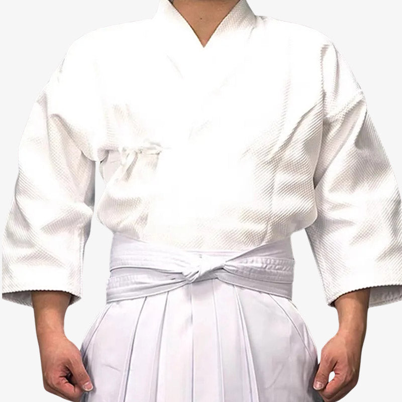 Weiße Hakama Hose ideal für Iaido und Anfänger geeignet