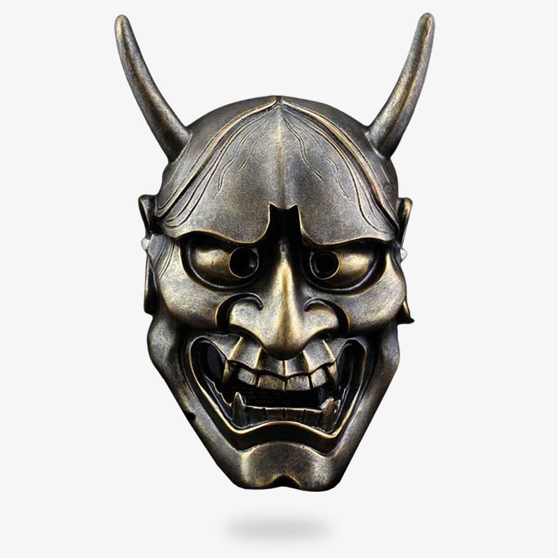 Hannya Maske aus Fiberglas mit Dämonenmotiv für Cosplay und Wanddekoration