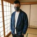 Blauer Haori