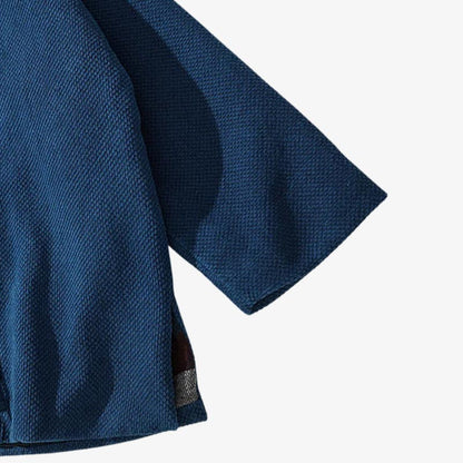 Vintage japanische Kimono Jacke aus Baumwolle in dezenten Indigo-Tönen