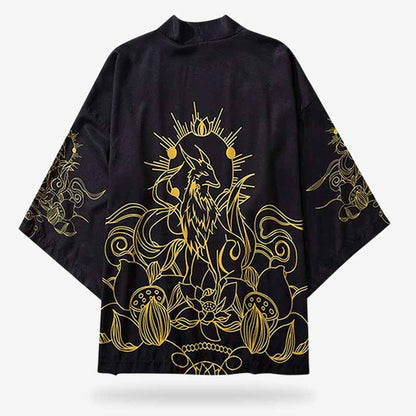 Haori Jacke inspiriert von der Shinto Mythologie und den Kitsune Fuchsgottheiten