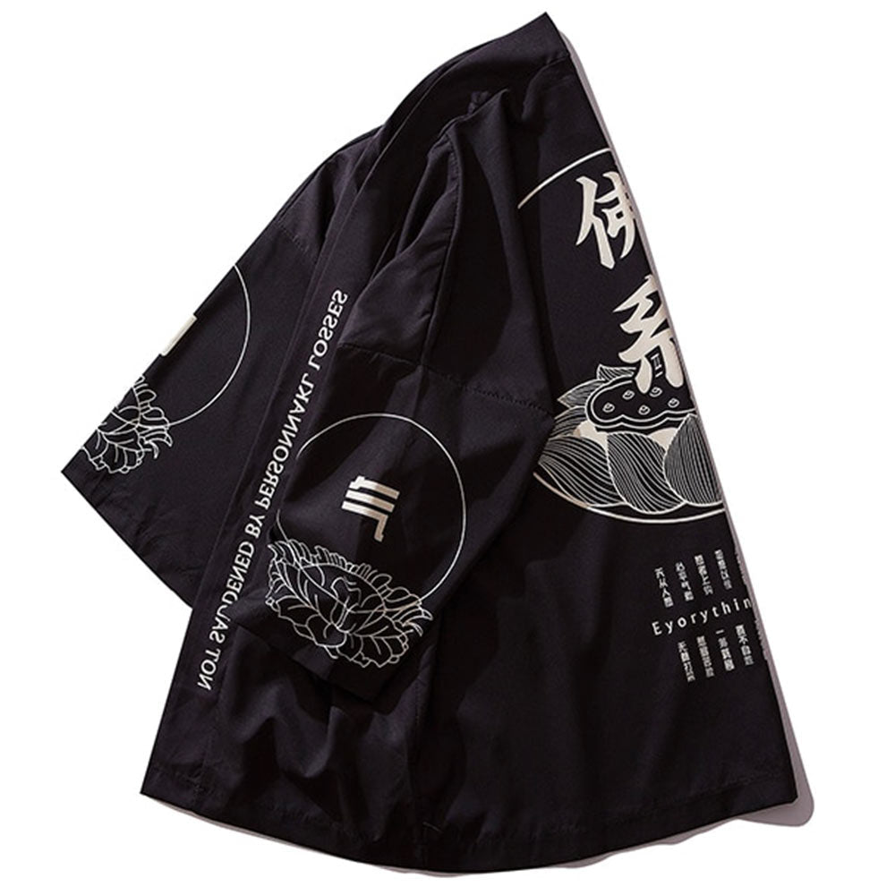 Haori Jacke mit hochwertigem Sublimationsdruck im Kimono-Stil