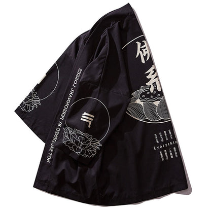 Haori Jacke mit hochwertigem Sublimationsdruck im Kimono-Stil