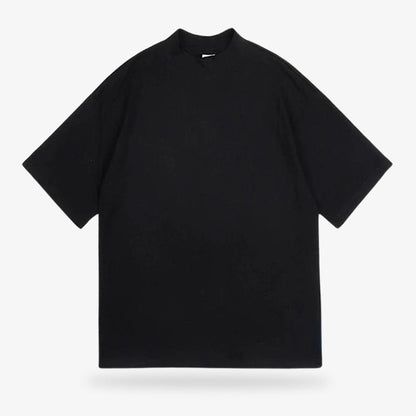 Schwarzes Harajuku Shirt komplett aus hochwertiger Baumwolle gefertigt