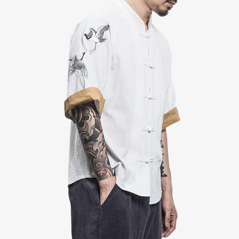 Japan T-Shirt mit klarem Schnitt für einen eleganten Alltagslook