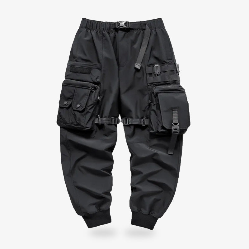 Japanische Techwear Hose mit vielen Taschen für Streetwear Fans