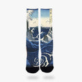 Wellenmuster Socken