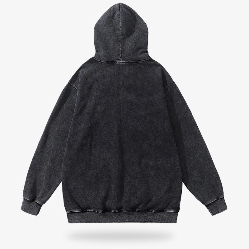 Japanischer Designer Hoodie mit Kapuze und langen Ärmeln