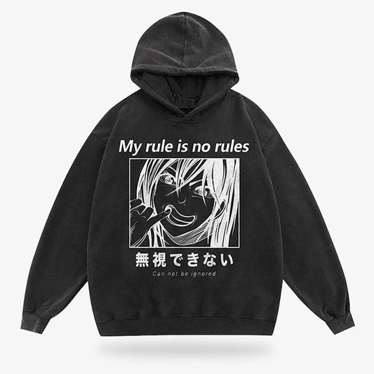 Japanischer Hoodie Fashion-Schriftzeichen im Harajuku-Stil