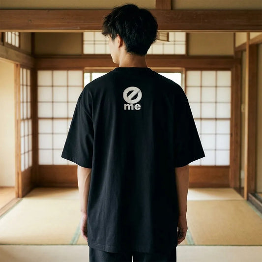 Japanisches T-Shirt für Damen mit Print, Ansicht von hinten
