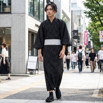 Herren Kimono mit Samurai-Design für Events und Alltag