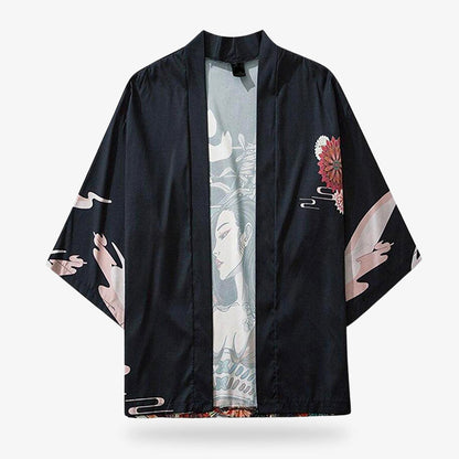 Kimono Jacke für Damen kombiniert traditionelle Eleganz mit modernem Stil