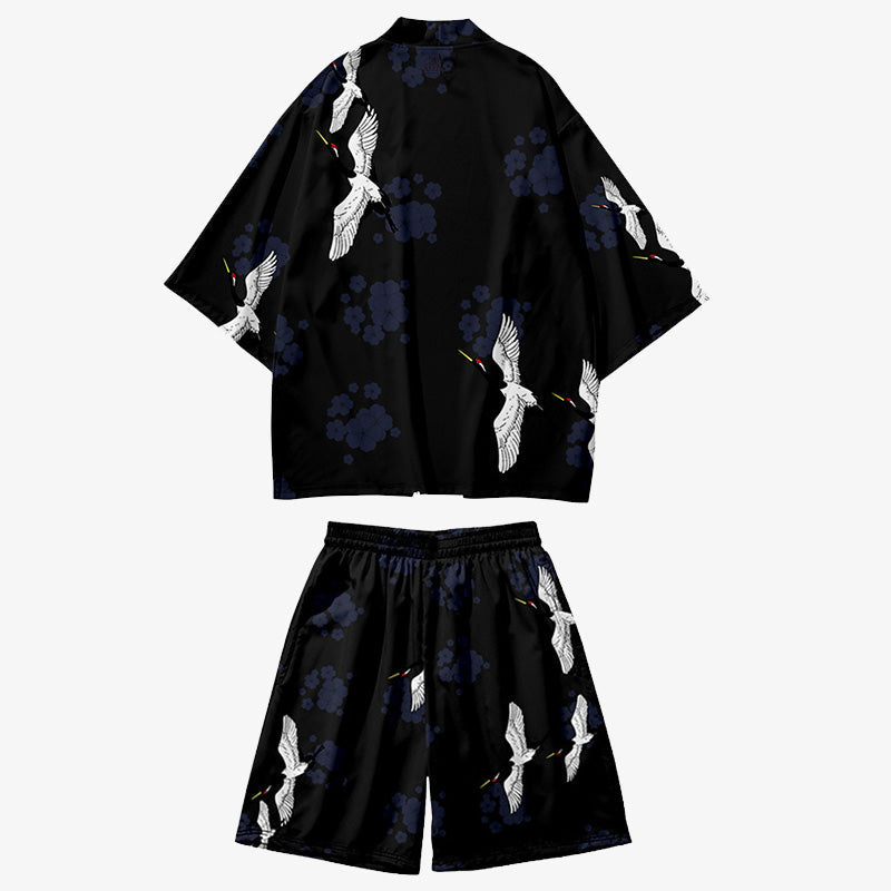 Detailansicht der Shorts vom Kimono Set für Herren