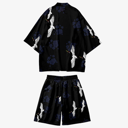 Detailansicht der Shorts vom Kimono Set für Herren