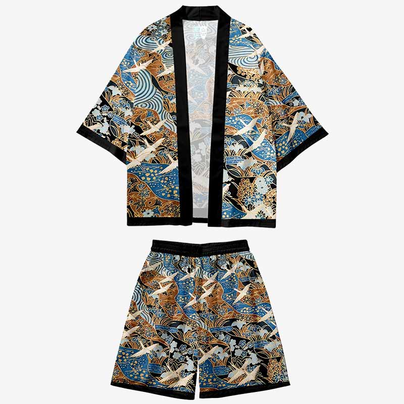 Kimono Set mit kurzer Haori Jacke und passender Shorts
