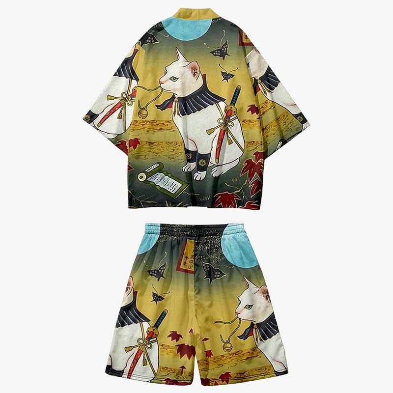 Komplettes Kimono Herrenhemd