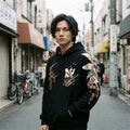 Bestickter Japanischer Hoodie