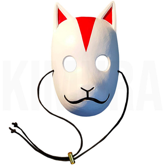 Japanische Kitsune Maske im Anime-Design für Cosplay