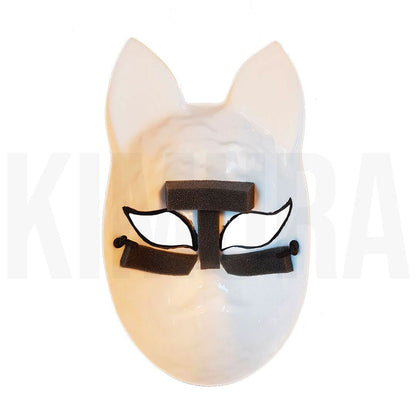 Kitsune Fuchsmaske im Anime-Stil aus Fiberglas