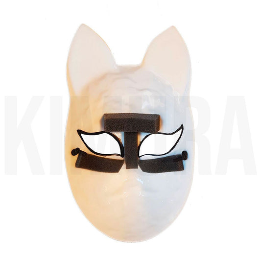 Kitsune Fuchsmaske im Anime-Stil aus Fiberglas