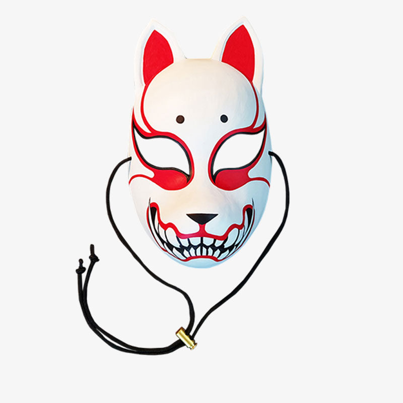 Kitsune Maske Cosplay repräsentiert den Fuchsdämon der Shinto-Mythologie