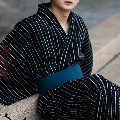 Herren Obi Gürtel mit Klettverschluss für traditionellen Kimono