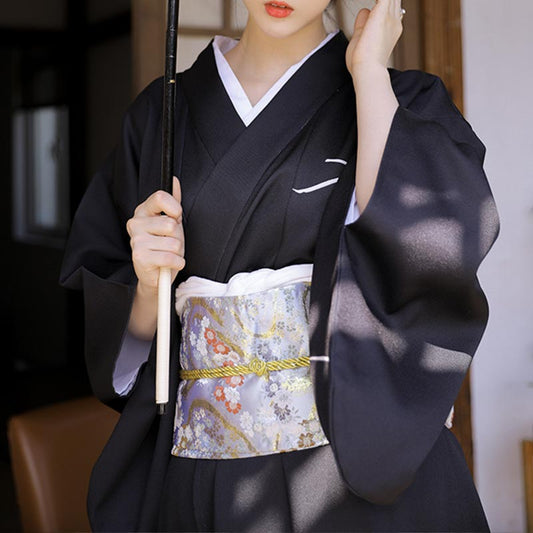 Japanischer Obi Gürtel aus Baumwolle für traditionelle Kimono Outfits