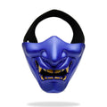 Blaue Samurai Maske
