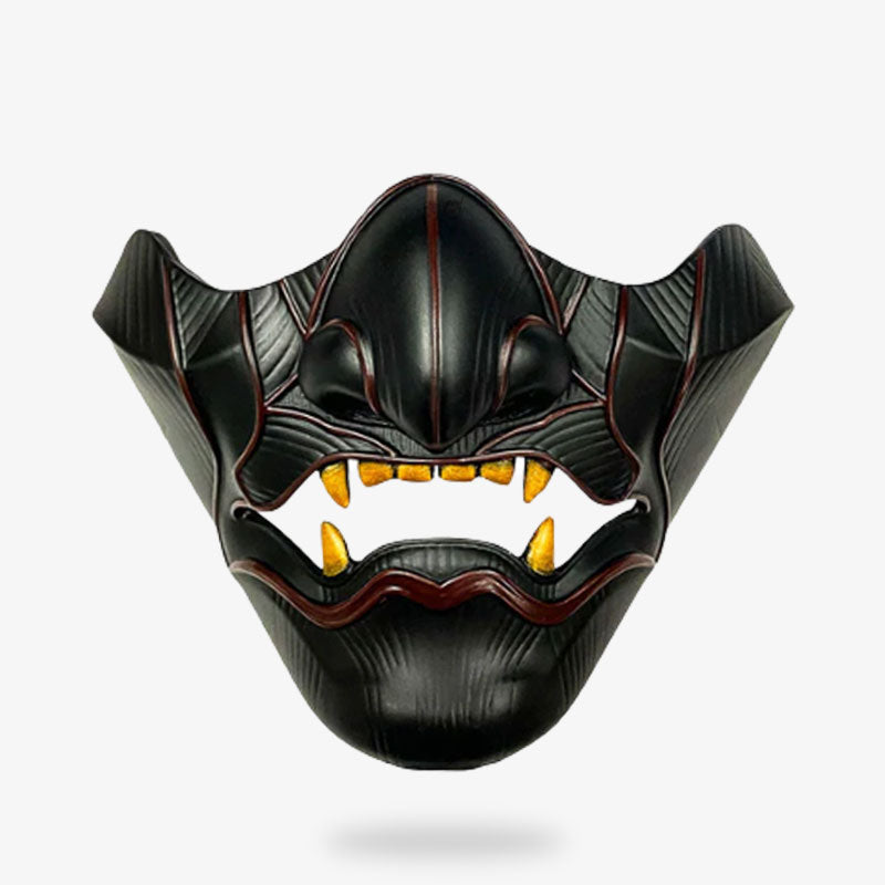 Oni Halbmaske im Ghost Of Tsushima Stil, inspiriert von Samurai Jin Sakai
