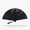 Schwarzer Japanischer Fächer
