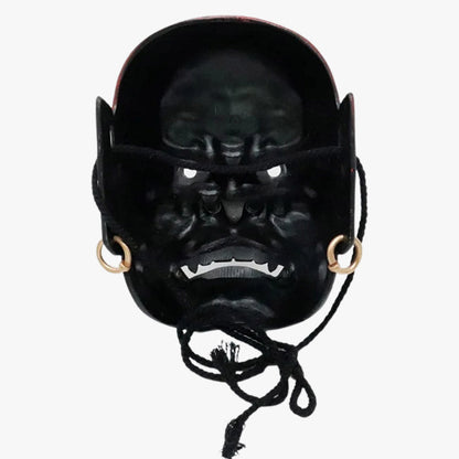 Traditionelle Tengu Maske mit verstellbarem schwarzem Band