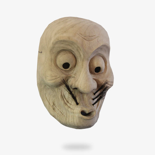 Usobuki Maske mit dem Gesicht eines alten Mannes