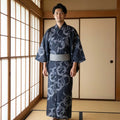 Marineblauer Yukata